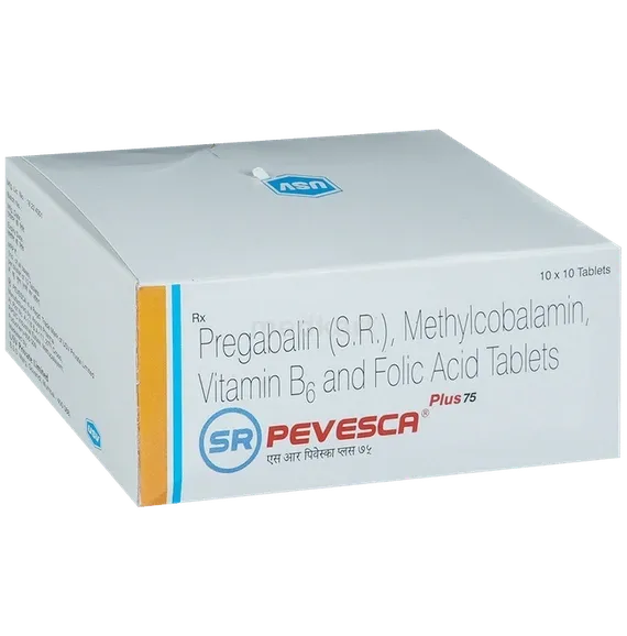 sr pevesca plus 75mg tablet 10's